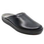 Slipper zwart leder 2772 Rohde